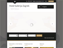 Tablet Screenshot of hotel-galerija.hr